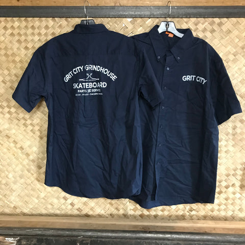 Parts and Services Button Up